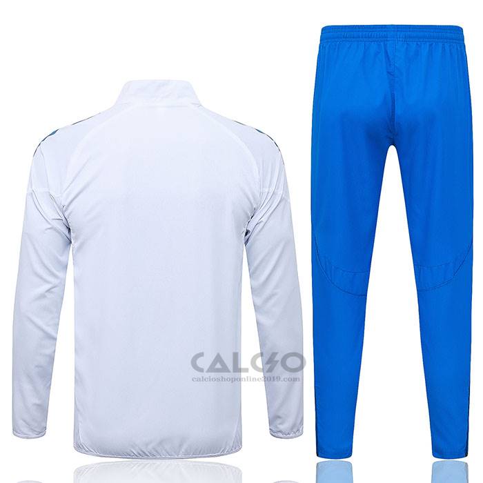 Tuta da Track di Giacca a Vento Real Madrid 2025-2026 Bianco